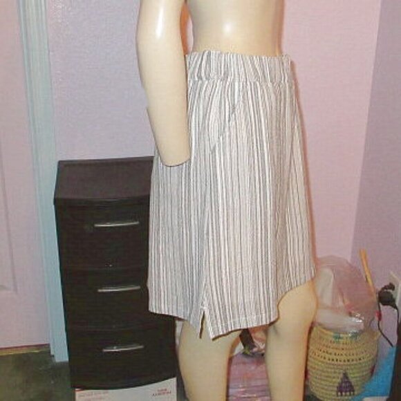Old Ranch Primrose Skirt Size M Pull On Elastic Waist Pockets Lined Cotton Blend - Picture 8 of 12
